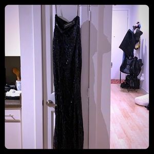 Long black dress brand new